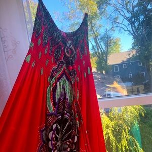 strapless maxi dress